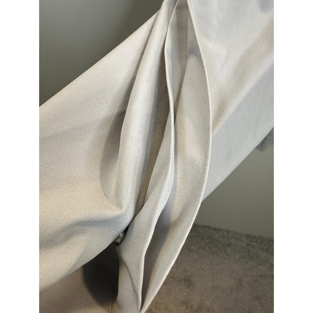 Athleta Tribeca Crop Pants Tern Grey Size 10 Travel Work Stretch Snap Ankle - Picture 6 of 16